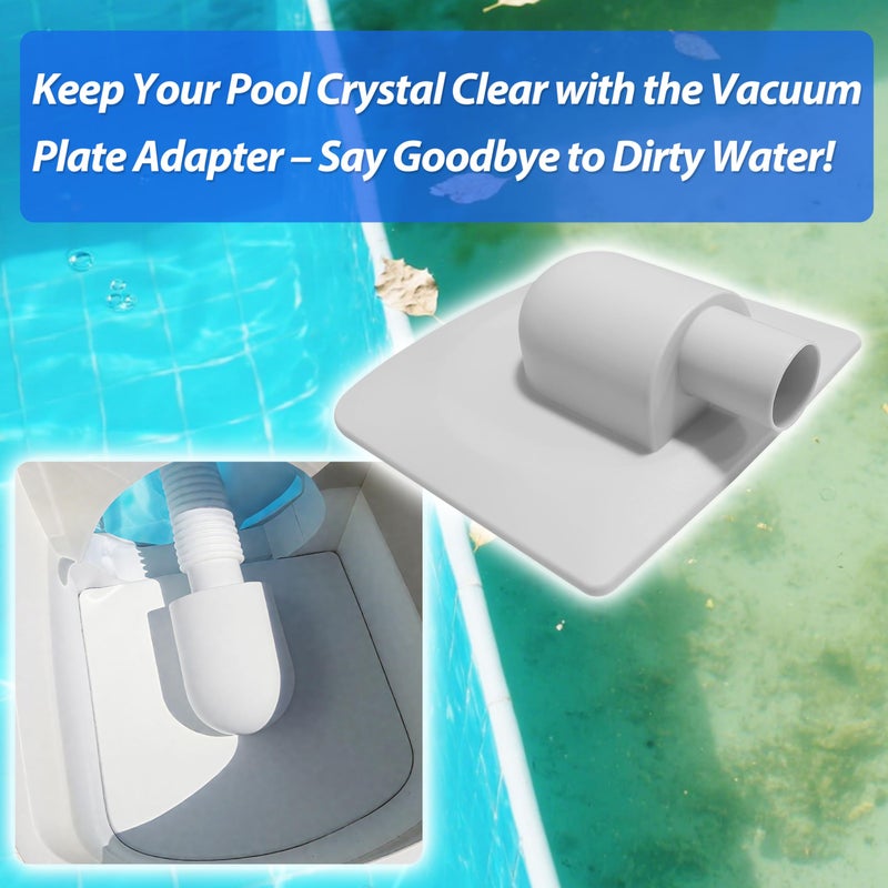 FLYINGAMZ P58PP1955W05 Vacuum Plate Adapter Replace for Summer Waves Fit for Polygroup Skimmer Filter Pump Systems - Image 5